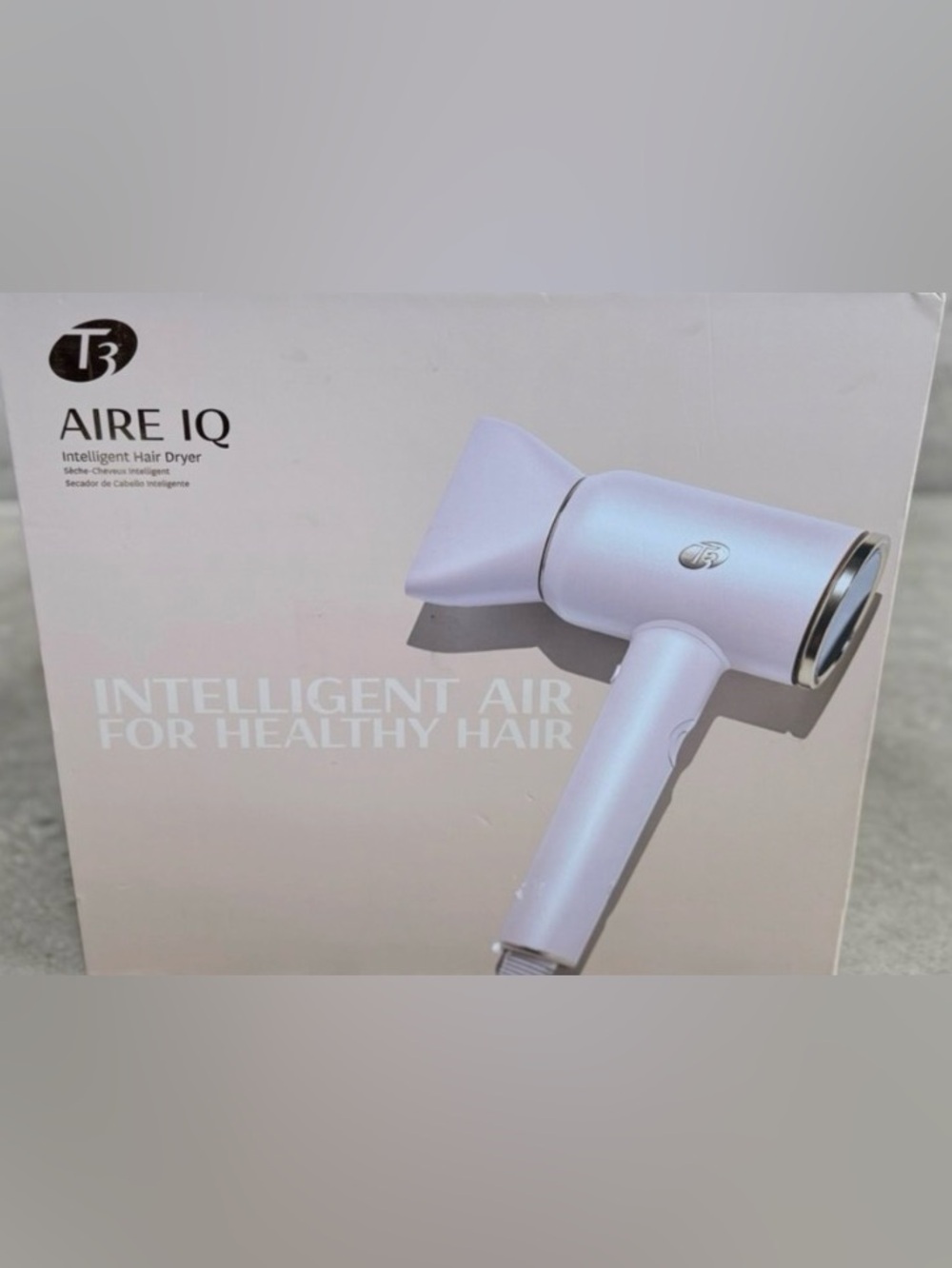 T3 Aire IQ Intelligent Hair Dryer in White